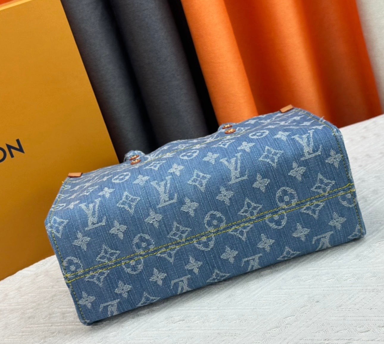 Louis Vuitton Denim Jacquard OnTheGo PM