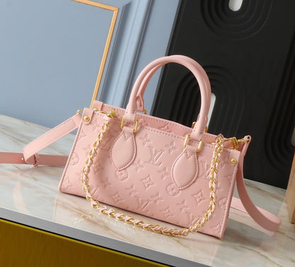 Louis Vuitton Stardust Pink leather OnTheGo PM
