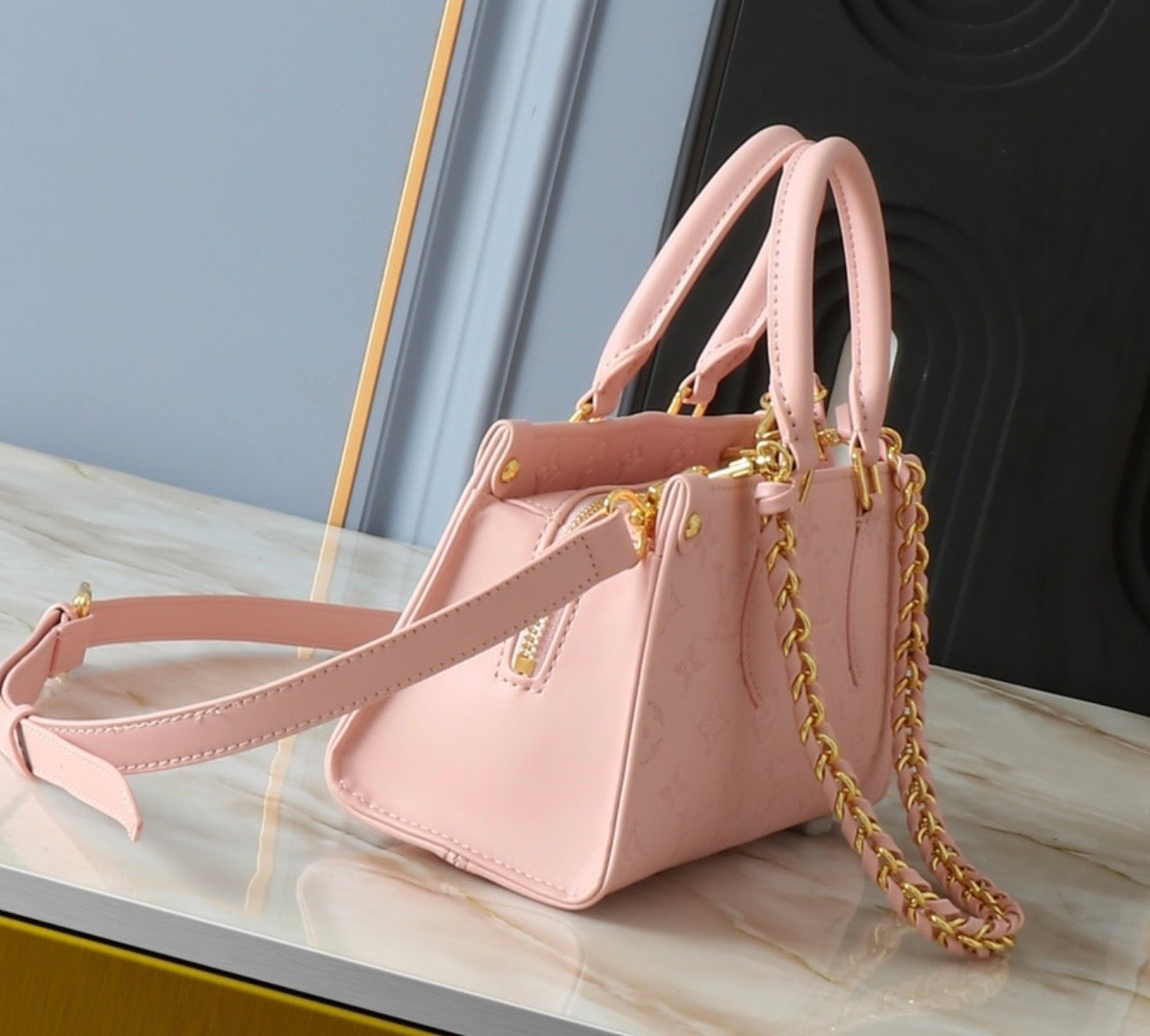 Louis Vuitton Stardust Pink leather OnTheGo PM